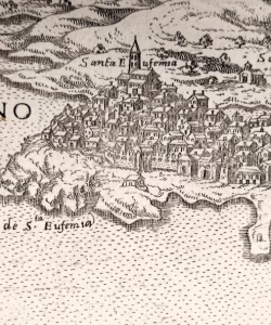 Giuseppe Rosaccio: Rovigno - Veduta Rovinja