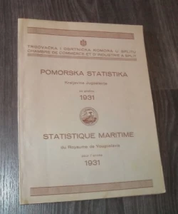 Pomorska statistika Kraljevine Jugoslavije za godinu 1931.