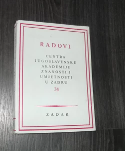 Radovi JAZU Zadar 24