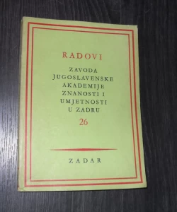Radovi JAZU Zadar 26