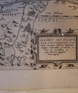 Gerard De Jode,August Hirschvogel: Ilirici seu Sclavoniae continentis Croatiam, Carniam, Istriam, Bosniam, eisquae conterminas provincias, recens ac emedatus typus