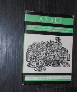 Anali Zavoda za povijesne znanosti istraživačkog centra JAZU, svezak XXIV-XXV