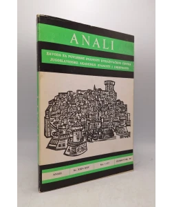 Anali Zavoda za povijesne znanosti istraživačkog centra JAZU, svezak XXIV-XXV
