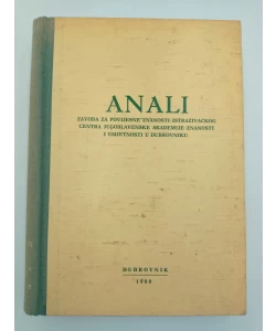Anali Zavoda za povijesne znanosti istraživačkog centra JAZU