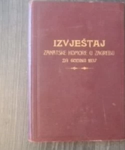 Izvještaj Zanatske komore u Zagrebu za godinu 1937.