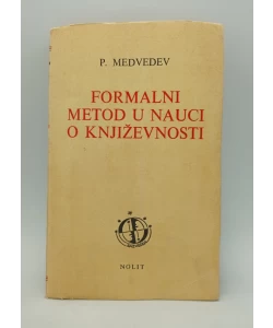 Formalni metod u nauci o književnosti
