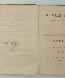 Specimen observationum criticarum