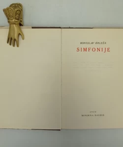 Knjiga Simfonije autor Miroslav Krleža
