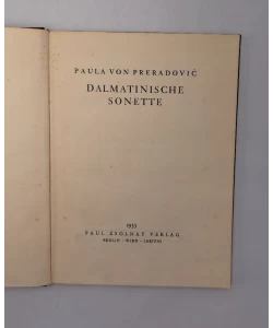 Dalmatinische Sonette