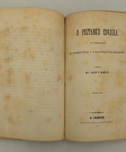 Knjiga O postanku čovjeka I-II autor Antun Kržan