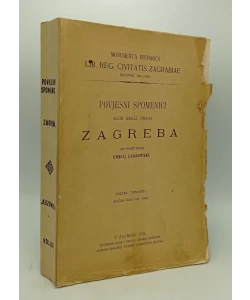 Povjesni spomenici slob. kralj. grada Zagreba - 11