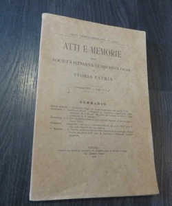 Atti e memorie della Societa Istriana di Archeologia