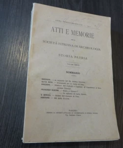 Atti e memorie della Societa Istriana di Archeologia
