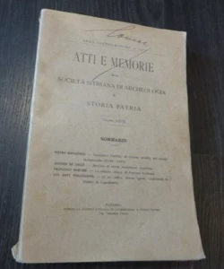 Atti e memorie della Societa Istriana di Archeologia