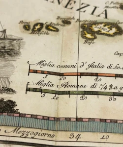 La Dalmazia con le isole adiacenti / Zemljovid Dalmacije