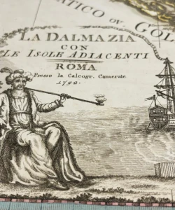 La Dalmazia con le isole adiacenti / Zemljovid Dalmacije