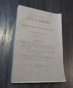 Atti e memorie della Societa Istriana di Archeologia