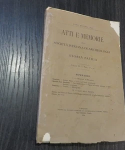 Atti e memorie della Societa Istriana di Archeologia