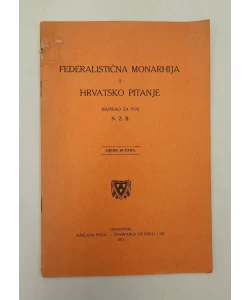 Federalistična monarhija i hrvatsko pitanje