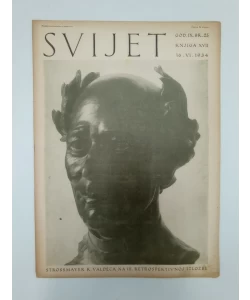 Časopis Svijet br. 25./1934 knjiga XVII