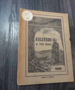 Kalendar sv.Petra Klavera 1930.