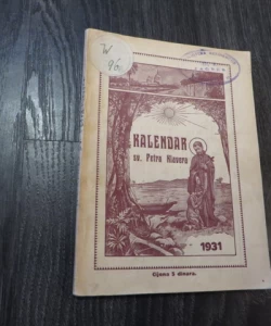 Kalendar sv.Petra Klavera 1931.