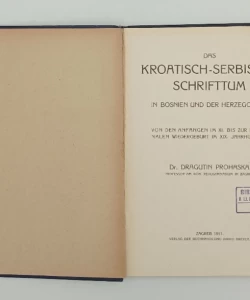 Kroatisch-serbische Schrifttum in Bosnien und der Herzegowina