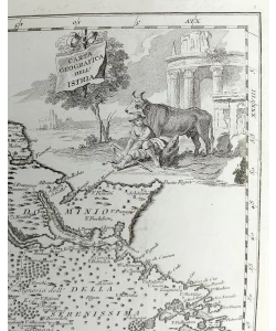 Giovanni Salmon: Carta geografica dell’ Istria - Zemljovid Istre