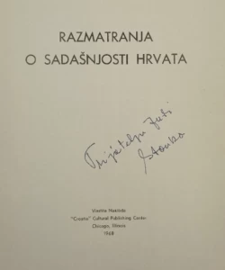 Razmatranja o sadašnjosti Hrvata