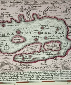 Zemljovid Kranjske Vindijske Marke i Istre