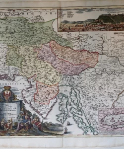 Zemljovid Kranjske Vindijske Marke i Istre