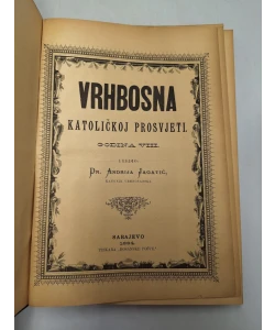 Vrhbosna katoličkoj prosvjeti 1894.