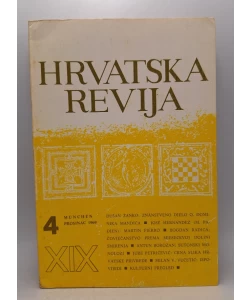 Hrvatska revija, svezak 4(76)/1969.
