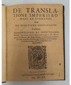 De translatione imperii Romani ad Germanos