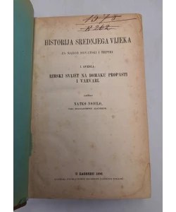 Historija srednjeg vijeka I-II