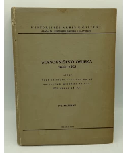 Stanovništvo Osijeka 1693 - 1703