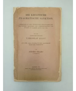 Die Kroatische pragmatische Sanktion