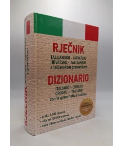 Rječnik talijansko-hrvatski, hrvatsko-talijanski s talijanskom gramatikom