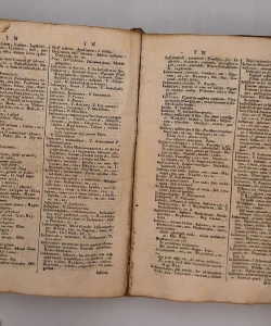 Dizionario Italiano, Latino, Illirico