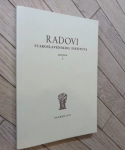 Radovi Staroslavenskog instituta - Knjiga 8