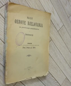 Osnove djelovanja za promicanje gospodarstva u Dalmaciji