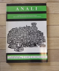 Anali, svezak XXXI/1993