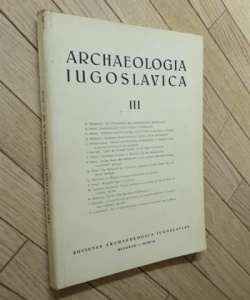 Archaeologia Jugoslavica III