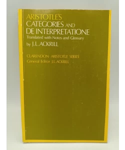Aristotle's categories and de interpretatione