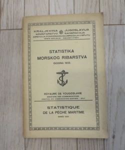 Statistika morskog ribarstva 1933