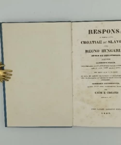Responsa Croatiae ac Slavoniae cum regno Hungariae