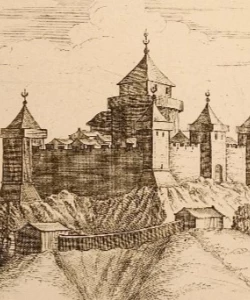 Pierre Mortier: Nadin Petite ville dela Dalmatie - Veduta Nadina