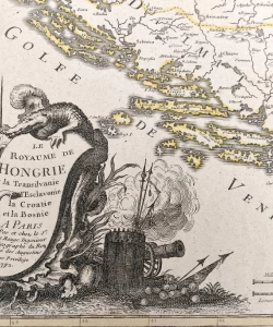 Georges-Louis Le Rouge: Mađarska, Slavonija, Hrvatska