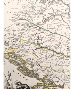 Georges-Louis Le Rouge: Mađarska, Slavonija, Hrvatska