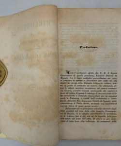 Biblioteca di fra Innocenzo Ciulich nella libreria de’ RR. PP. Francescani di Ragusa